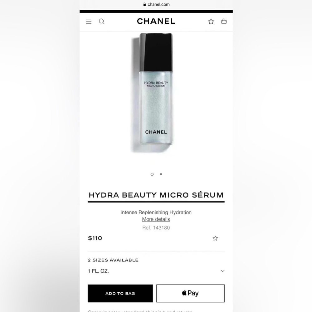 NEW 6xCHANEL HYDRA BEAUTY MICRO SÉRUM 5ML Sample Size - Picture 2 of 3